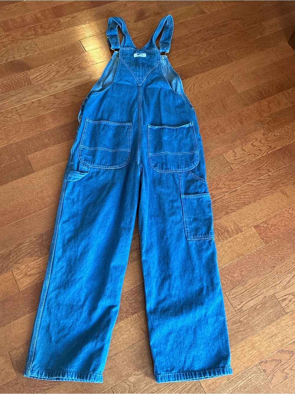 Liberty Blue Jean Men’s Denim Overalls size 34x30 - Picture 7 of 8